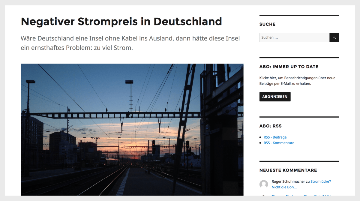 Neue Website: eine-erde.ch